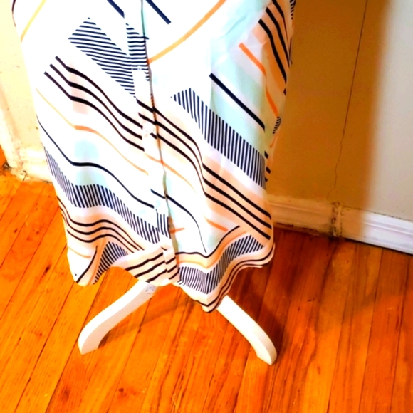 ANN TAYLOR MULTI SLEEVELESS DRESS SZ 4 - Picture 7 of 12